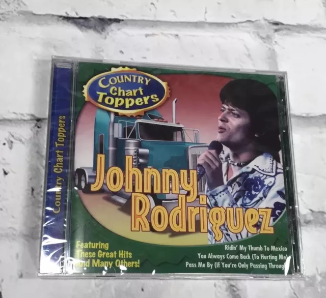 Johnny Rodriguez Country Music Chart Toppers CD Greatest Hits Best New Sealed