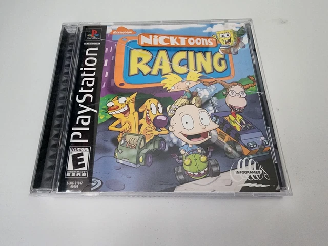 Nicktoons Racing Sur PS1 - Complet (boîte, Notice) - Version PAL FR - Bon état