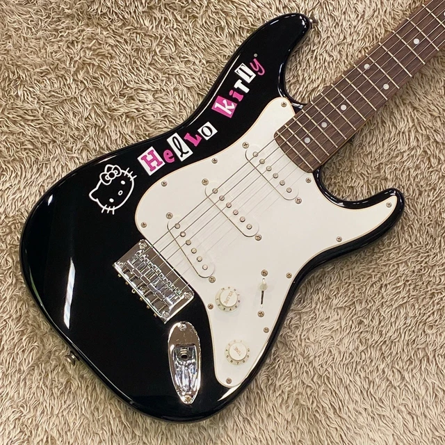 Squier by Fender Hello Kitty Mini Stratocaster Electric Guitar