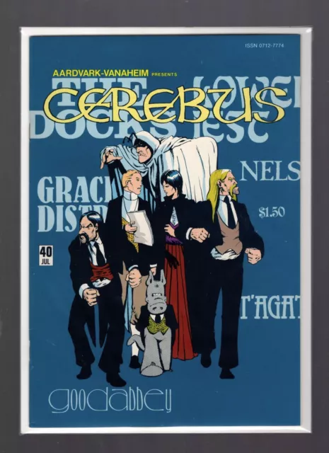 Cerebus the Aardvark #40 VF Autographed by Dave Sim (1st Page)