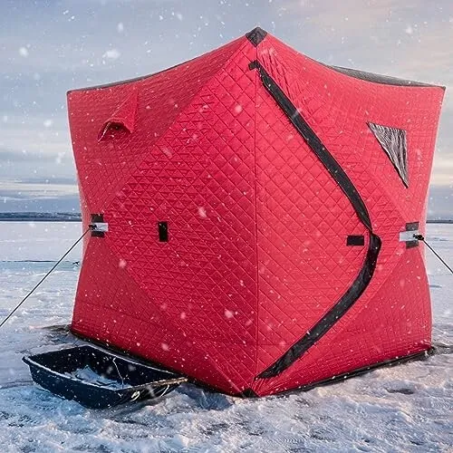 CLAM C-360 LIGHTWEIGHT Portable Pop Up Ice Fishing Thermal Hub/shelter/tent  $367.40 - PicClick