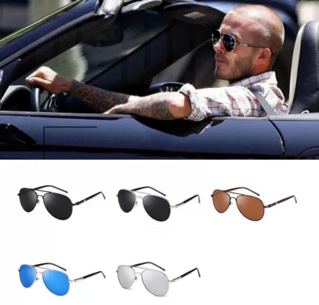 Herren Sonnenbrille Polarisiert Vintage Auto Brille UV-Schutz-Sonnenbrille