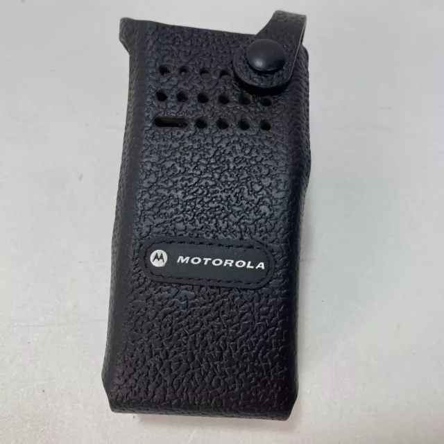 Motorola OEM APX6000 Leather Holster 3" Short Battery / Holder PMLN5658 OEM