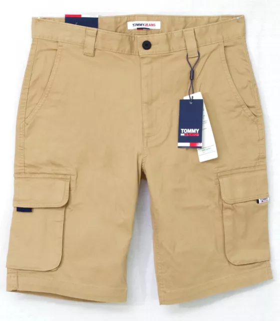 TOMMY JEANS bermuda poches washed cargo short beige homme DM11078 classic khaki