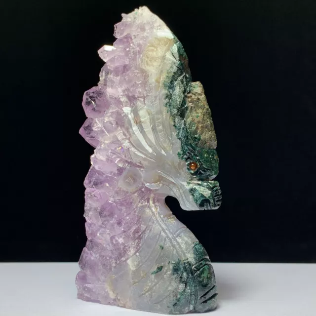 Natural Crystal Clusters, Quartz Mineral Specimens, Pure Hand Carving, Dragons .