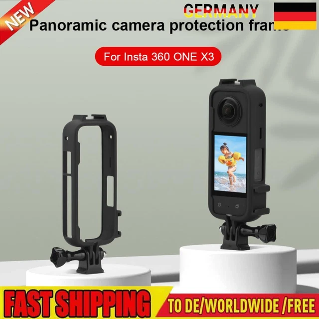 Protective Frame Case with 1/4 Adapter Camera Border Holder for Insta360 ONE X3