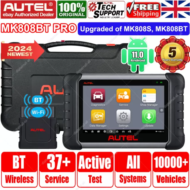 2024 Autel MaxiCom MK808BT PRO+ Bidirectional Auto Diagnostic Scanner All System