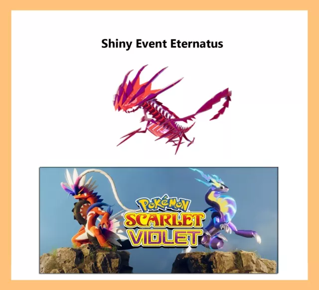 ✨ SHINY ETERNATUS ✨EVENT EXCLUSIVE UNTOUCHED Pokemon Scarlet Violet Sword  Shield