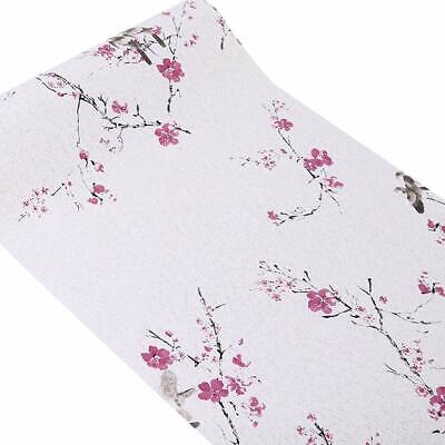 Bird Floral Contact Paper Self Adhesive Shelf Liner Peel and Stick Wallpaper