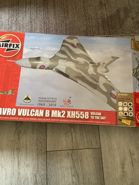 Maquette Avion AIRFIX 1/72 Avro Vulcan B Mk2 – Kit 09002 Avec Détails Big Ed, Eduard, Train Métal