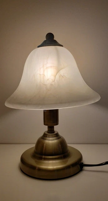 Lampe de table argent abat-jour beige Light & Living Savi