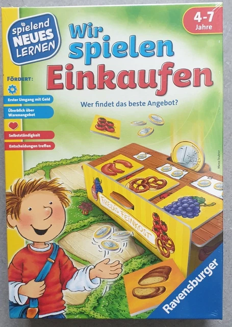 Lernspiel Ravensburger Wir spielen Einkaufen Sammelspiel ab 4 Jahre NEU