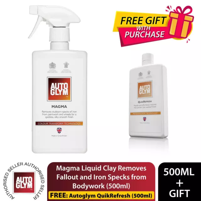 Autoglym Magma Liquid Clay 500ml Removes Fallout and Iron Specks from Bodywork