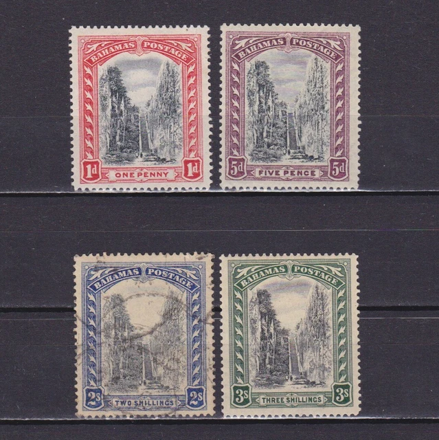 BAHAMAS 1921, SG# 111-114, CV £75, MH/Used