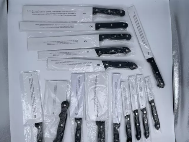 RONCO ~ Six Star + Cutlery ~ 25 Piece Knife Set Plus Block