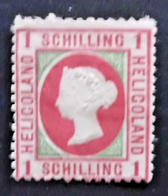 Altdeutschland Helgoland Heligoland Viktoria Victoria Mi.2 Gummi mit Falz