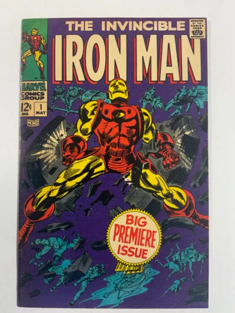 The Invincible Iron Man #1 Marvel Comics CGC Restored 6.5 1968 OPENED FROM CASE
