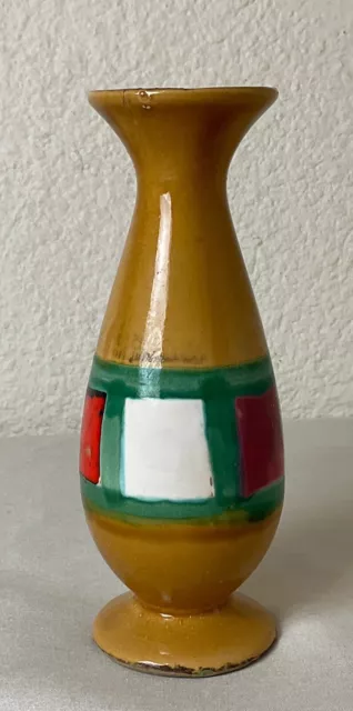 Ancien vintage magnifique vase en céramique signé Martine