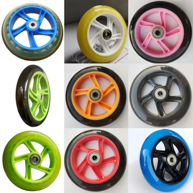 Noise Free 5 inch Scooter Wheel Set 2pcs Wheelchair Front Wheels 125mm
