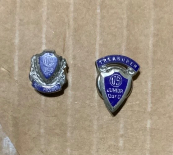 US Junior Chamber of Commerce Past President & Treasurer Pin
