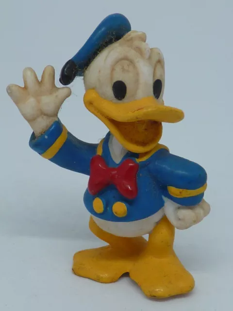 Ancienne Figurine Pvc Plastique Disney Les Amis De Mickey* Donald B4