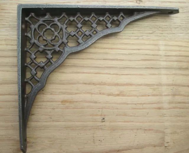 8" Cast Iron lattice victorian Shelf Support Book Sink Toilet Cistern Bracket