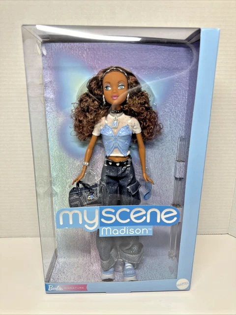 Barbie Signature Nolee My Scene – Muñeca Con Atuendo Deportivo De Los 2000, Chaqueta Recortada Y Calentadores, Incluye Soporte