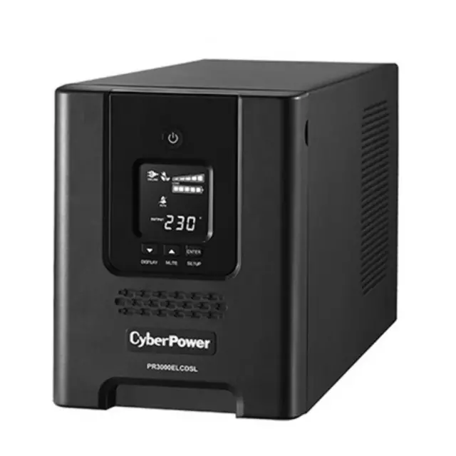 Cyberpower Pro Series 3000Va Tower Ups With Lcd Pr3000Elcdsl