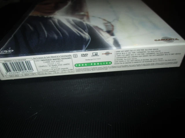 Cof 3 Dvd "Ermanno Olmi : L'arbre Aux Sabots / L'emploi / Le Temps S'est Arrete 3