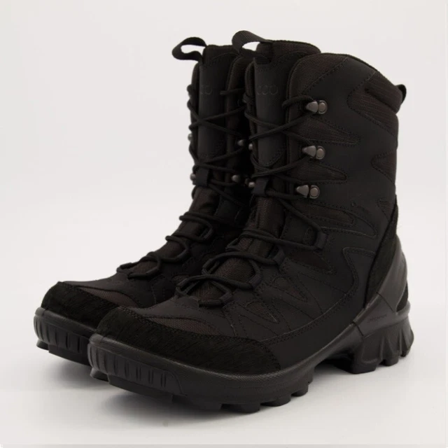 ECCO BIOM XPEDITION HIGH Black GoreTex Men's Boots Size UK 8/EU 42 £