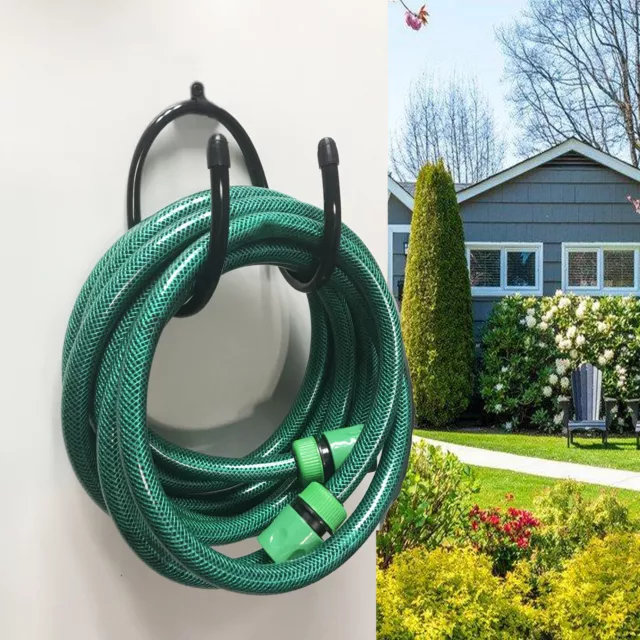 Großer Maschendrahtzaun & Wandhalterung für Gartenschlauchhalter / Aufhänger