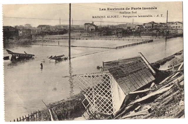 CPA 94 - HOUSES ALFORT (Val de Marne) - Lamentable Perspective - Southern Suburbs