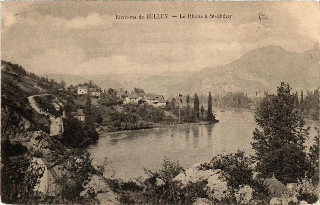 CPA Env. de Belley Le Rhone a St-DIDIER (684567)