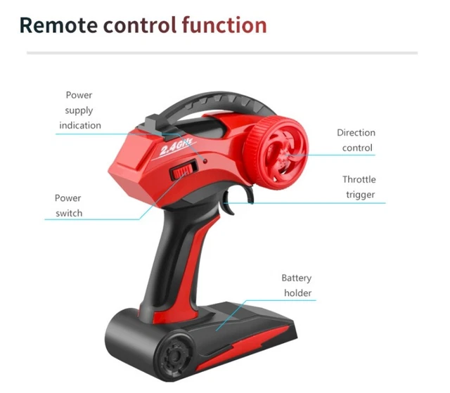 ALLOY SHELL 1:6 RC Car 4WD 10KM/H Off-Road Trucks Monster Crawler 6 ...