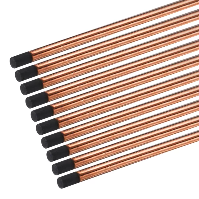 10pcs 13mmx355mm Carbon Arc Air Gouging Rods Copper Graphite Electrode Rods