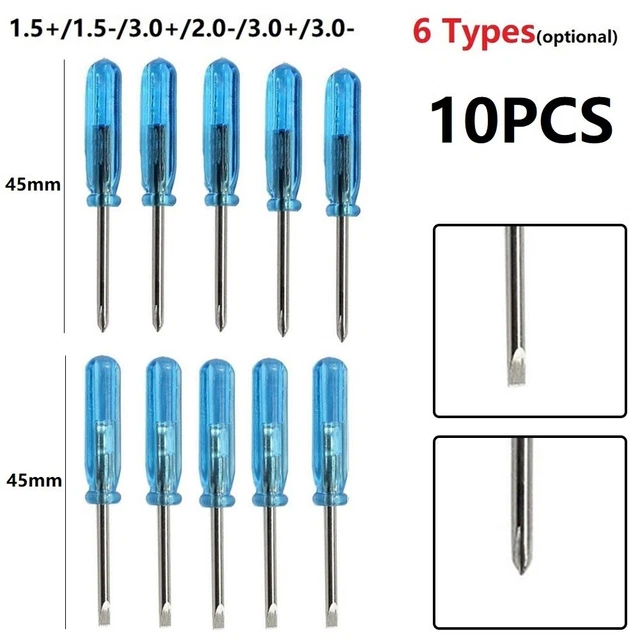 Strumento di riparazione cacciavite acciaio inox 1.5+/1.5-2.0+/2.0-/3.0+/3.0-