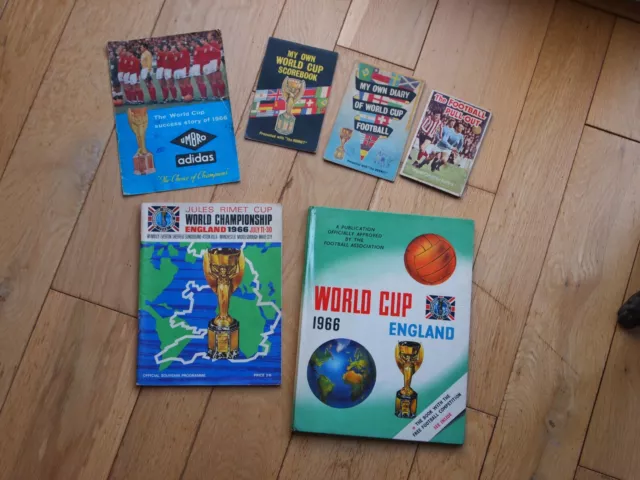 World cup 1966 Memrobilia books and magazines