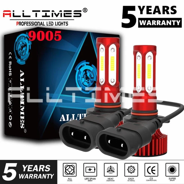 2X 9005 HB3 LED Headlight kit HB3 200W 8000LM High Low Beam 8000K Blue Bulbs COB