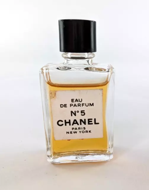 Vintage Chanel No 5 Paris Eau de Parfum Perfume .13 oz Miniature Mini Bottle