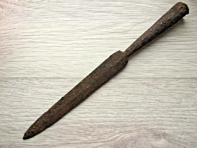 Ancient LARGE CAVALER Iron Spear from the Roman era. RARE !!! 2