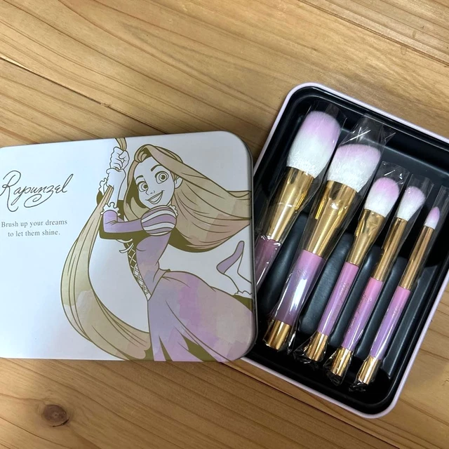JUEGO DE BROCHAS de maquillaje Disney Rapunzel princesa enredada