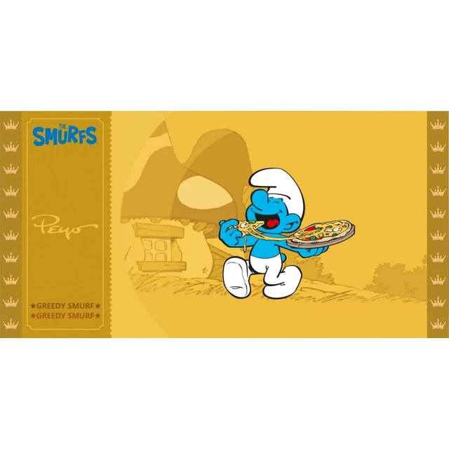 Collectible CK Golden Ticket The Smurfs (Greedy Smurf)