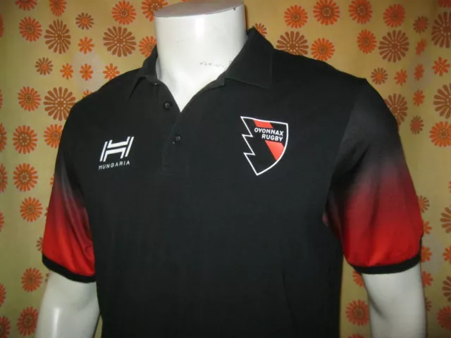 Ancien POLO MAILLOT HUNGARIA OYONNAX RUGBY CLUB TL XV Shirt TOP14 PROD2 FFR