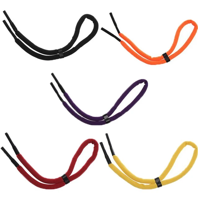 Set Di 4 Cordini Galleggianti Per Occhiali Sportivi - Regolabili A 65 Cm, In Poliestere E Silicone
