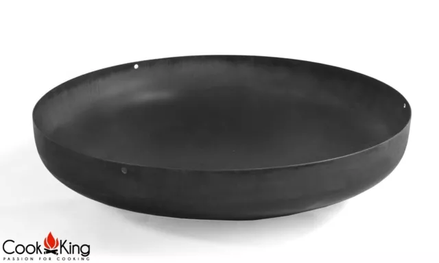 Wok/Padella Ø 60 CM Adatto per Treppiedi IN Acciaio Da Cottura E Arrosto