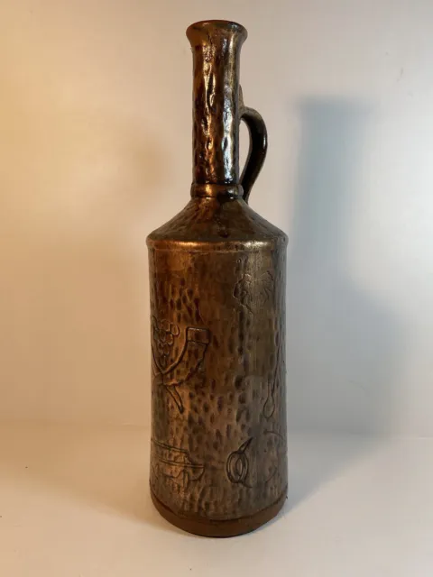 Artevani Kindzmarauli Kakhuri Georgia Clay 3D Empty Wine Bottle Copper 2016