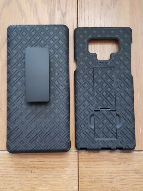 Samsung Note 9 Belt Clip Holster with Kickstand - Black!