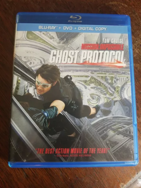 Mission Impossible Ghost Protocol Blu Ray + DVD