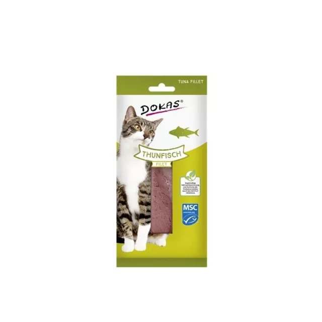 Filete de atún Dokas Cat 100% delicado 9 x 22g (120,71€/kg)