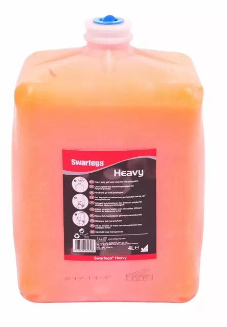 4L SWARFEGA Orange Hand Cleanser - Heavy Duty Cleaner - 4L Litre Cartridge